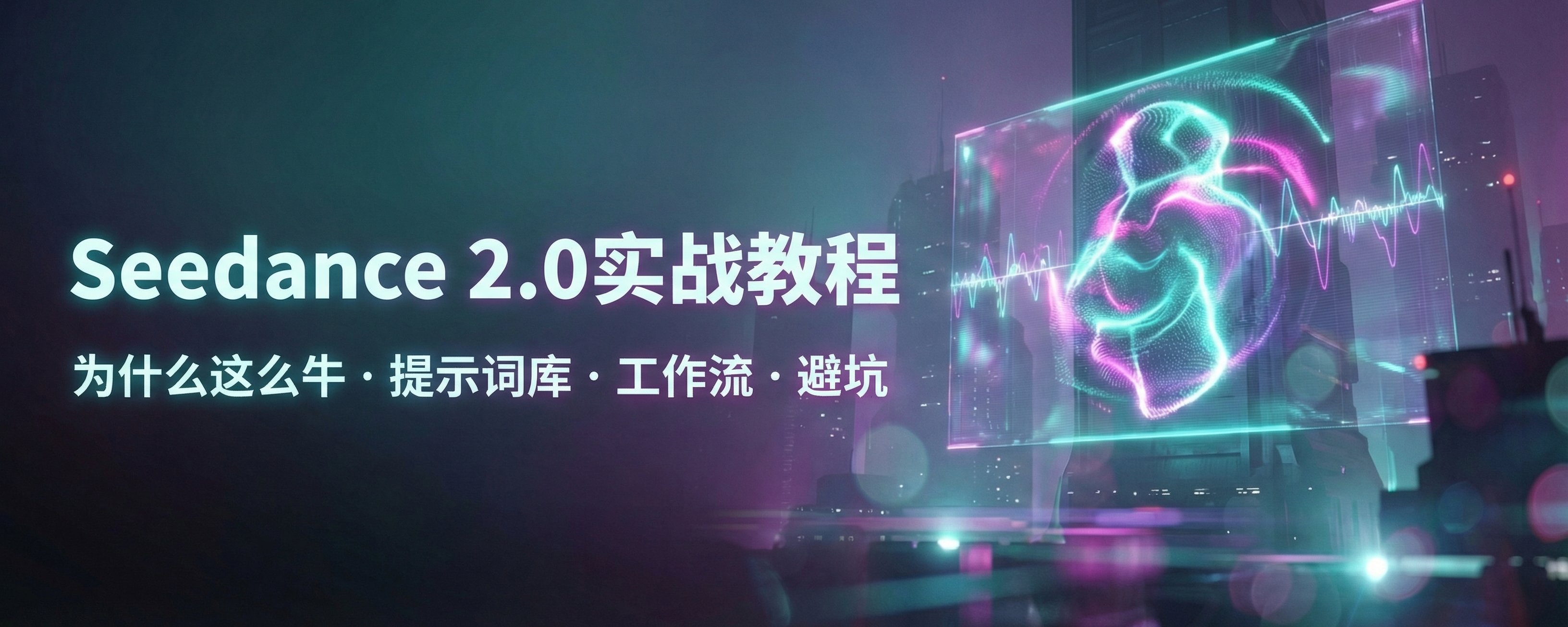 Seedance 2.0 全方位实战教程：从新手到 AI 导演（文末附提示词万能模板）